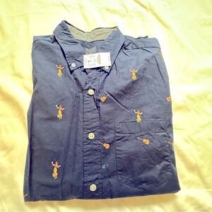 NWT J. Crew Short Sleeve Button Down